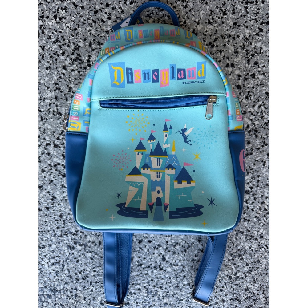 Disney Funko Disneyland 65th Anniversary Castle Mini Backpack WDBK1374 Blue